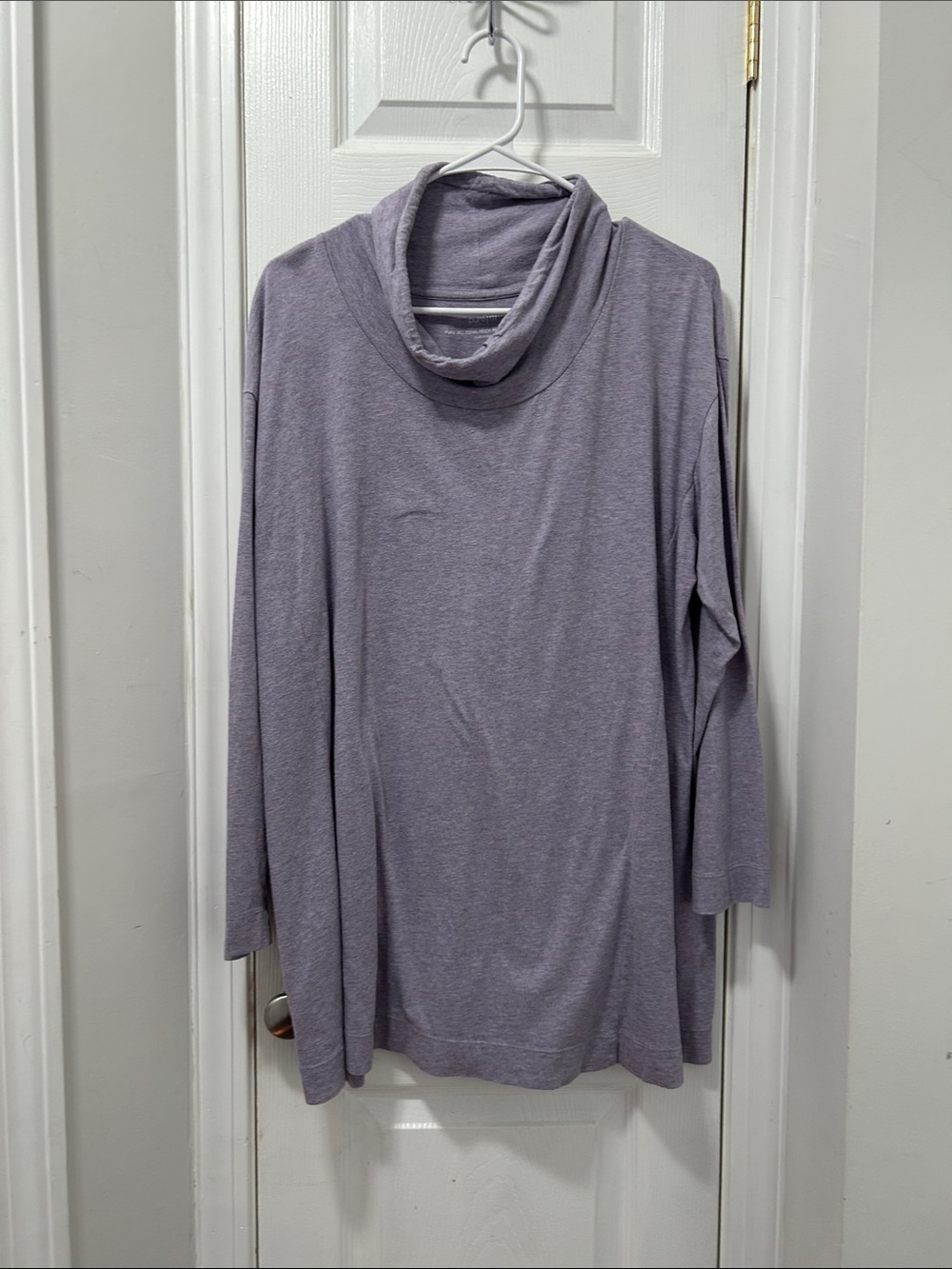 Women’s Lavender Cowl Neck Sweater